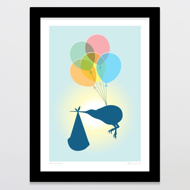 Glenn Jones Art New Delivery Art Print Art Print A4 / Black