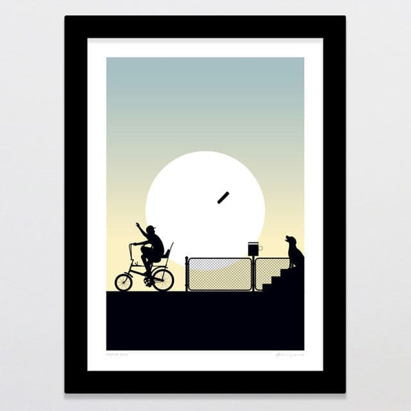 Paper Run Art Print by NZ Artist Glenn Jones - Glenn Jones Art