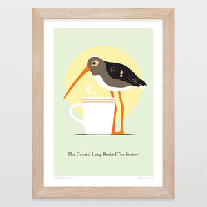 Glenn Jones Art Modern Natives 1 Art Print Art Print A4 / Oak