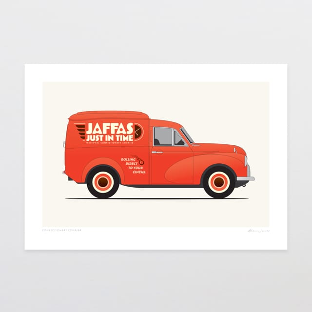 Glenn Jones Art Confectionery Courier Art Print Art Print A4 / Unframed