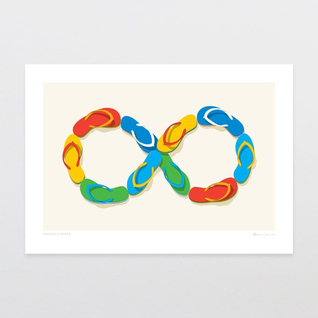 Glenn Jones Art Endless Summer Art Print Art Print A4 / Unframed