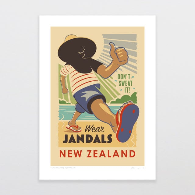 Glenn Jones Art Fundamental Footwear Art Print Art Print A4 / Unframed