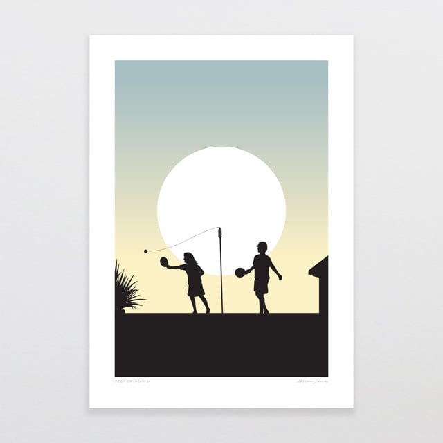 Glenn Jones Art Keep Swinging Art Print Art Print A4 / Unframed