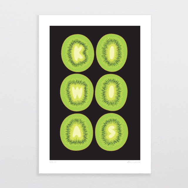Glenn Jones Art Kiwi As Art Print Art Print A4 / Unframed