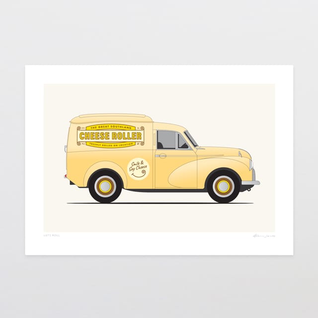 Glenn Jones Art Let's Roll Art Print Art Print A4 / Unframed