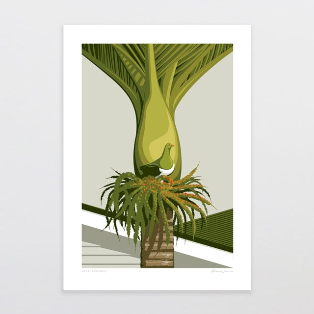 Glenn Jones Art Local Lookout Art Print Art Print A4 / Unframed