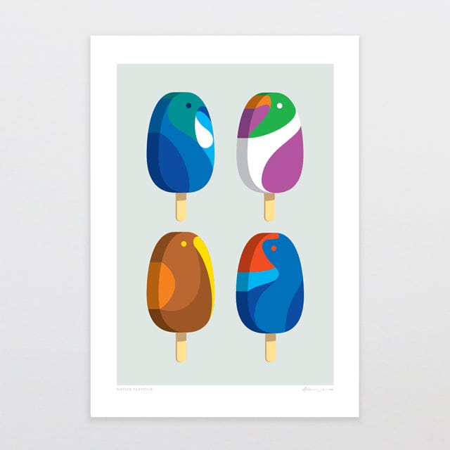 Glenn Jones Art Native Flavour Art Print Art Print A4 / Unframed