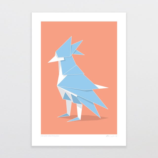 Glenn Jones Art Origami Ornithology Art Print Art Print A4 / Unframed