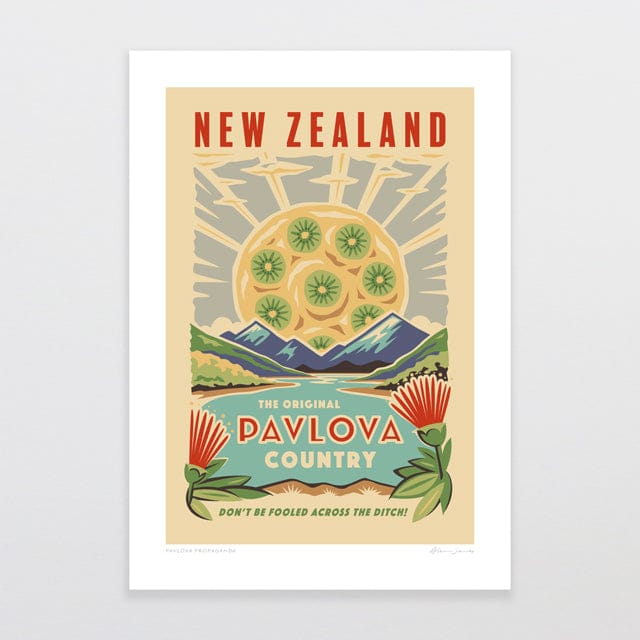 Glenn Jones Art Pavlova Propaganda Art Print Art Print A4 / Unframed