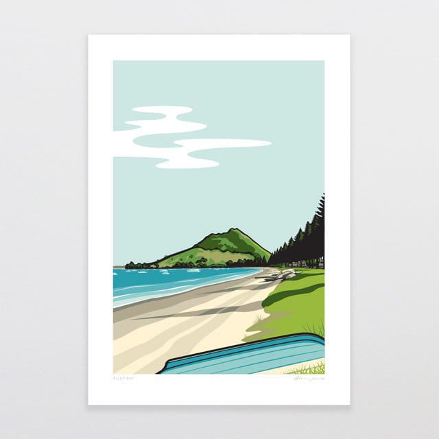 Glenn Jones Art Pilot Bay Art Print Art Print A4 / Unframed