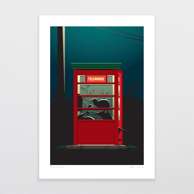 Glenn Jones Art Prank Callers Art Print Art Print A4 / Unframed