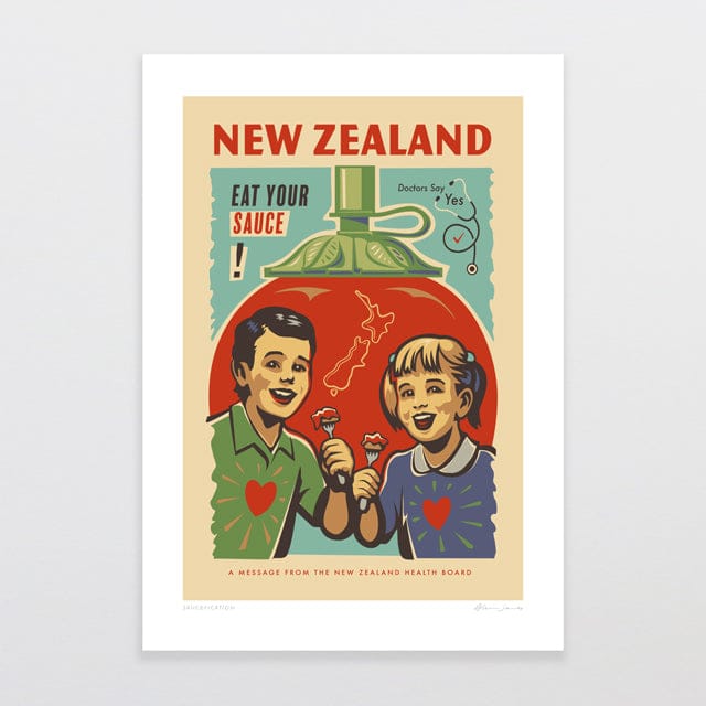 Glenn Jones Art Saucefication Art Print Art Print A4 / Unframed