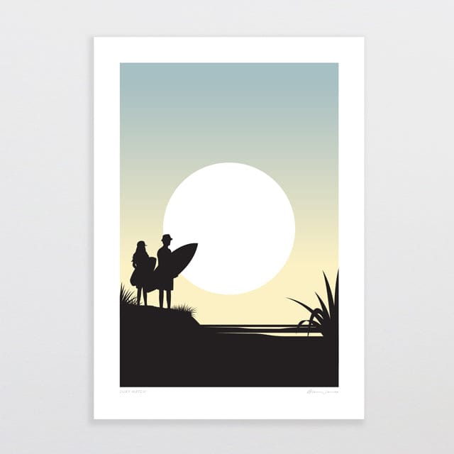 Glenn Jones Art Surf Watch Art Print Art Print A4 / Unframed