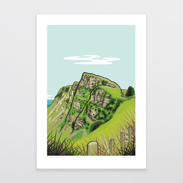 Glenn Jones Art Te Mata Peak Art Print Art Print A4 / Unframed