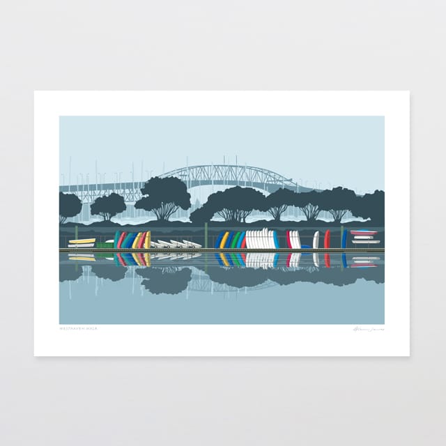 Glenn Jones Art Westhaven Walk Art Print A4 / Unframed