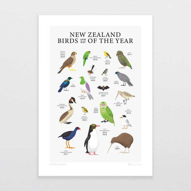 Glenn Jones Art Winged Wonders Art Print Art Print A4 / Unframed