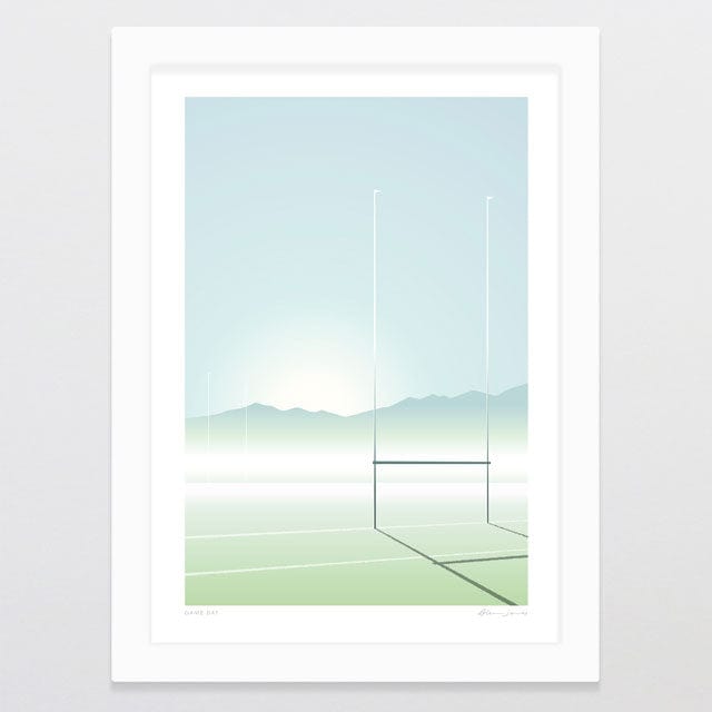 Glenn Jones Art Game Day Art Print Art Print A4 / White