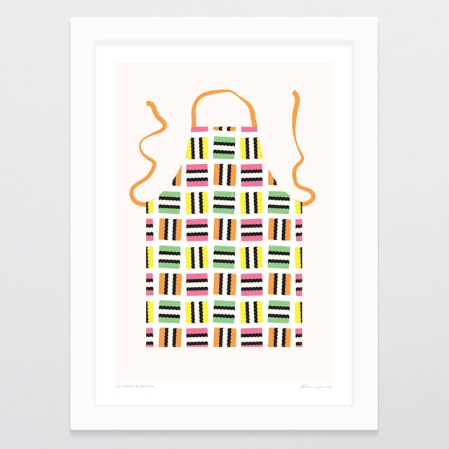 Glenn Jones Art Kiwiana Kitchen - Allsorts Art Print Art Print A4 / White