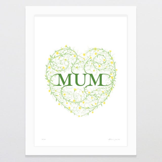 Glenn Jones Art Mum Art Print Art Print A4 / White