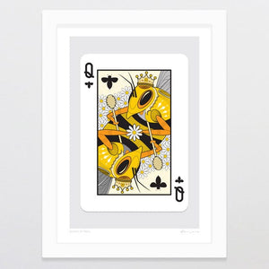 Glenn Jones Art Queen Of Bees Art Print Art Print A4 / White