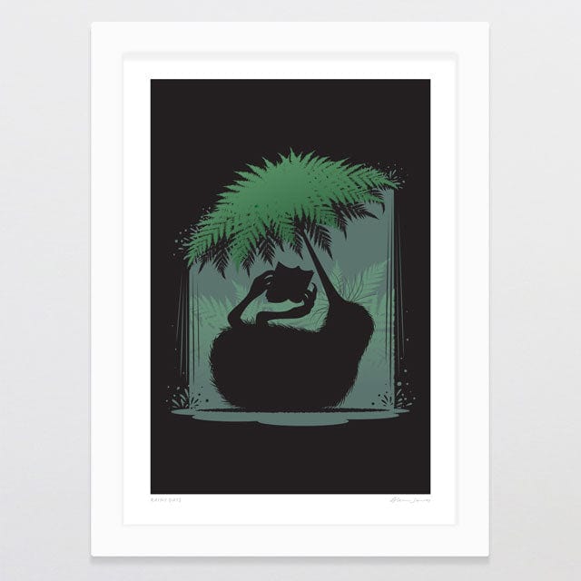 Glenn Jones Art Rainy Days Art Print Art Print A4 / White