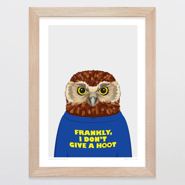 Glenn Jones Art Animals In T-shirts 9 Art Print Art Print