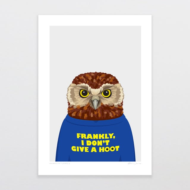 Glenn Jones Art Animals In T-shirts 9 Art Print Art Print