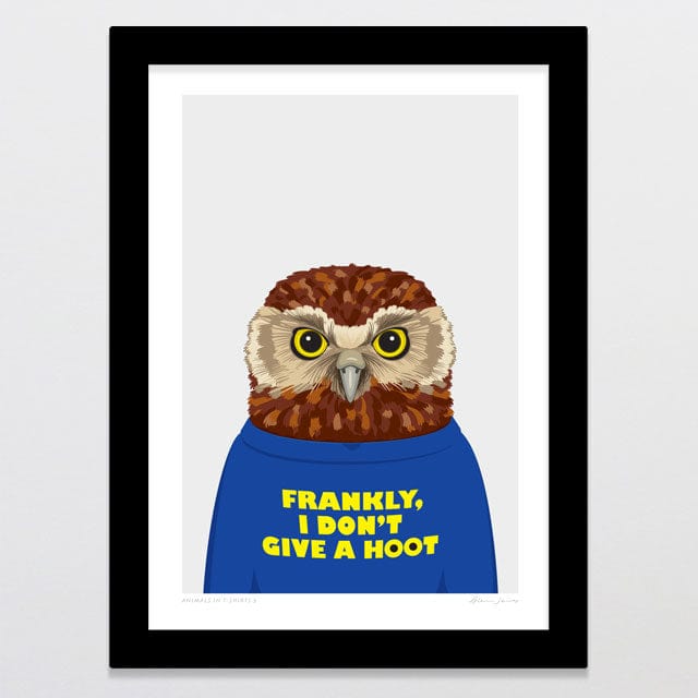 Glenn Jones Art Animals In T-shirts 9 Art Print Art Print