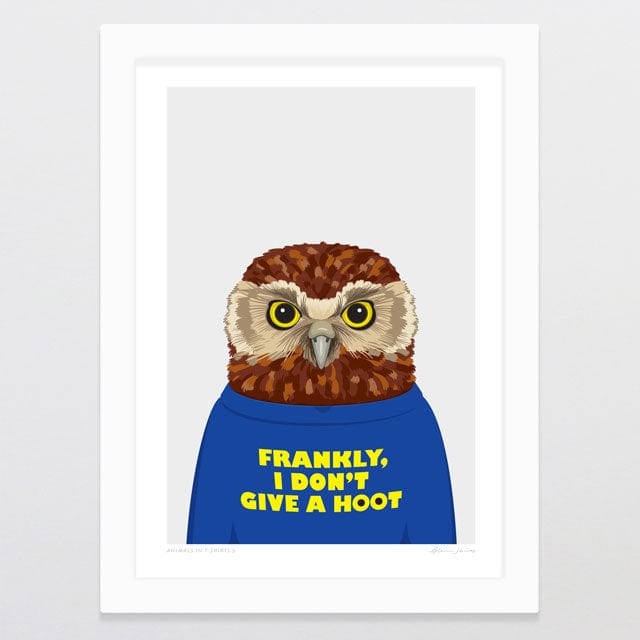 Glenn Jones Art Animals In T-shirts 9 Art Print Art Print