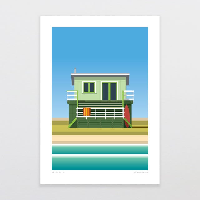 Glenn Jones Art Green Bach Art Print Art Print