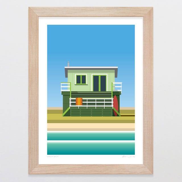 Glenn Jones Art Green Bach Art Print Art Print