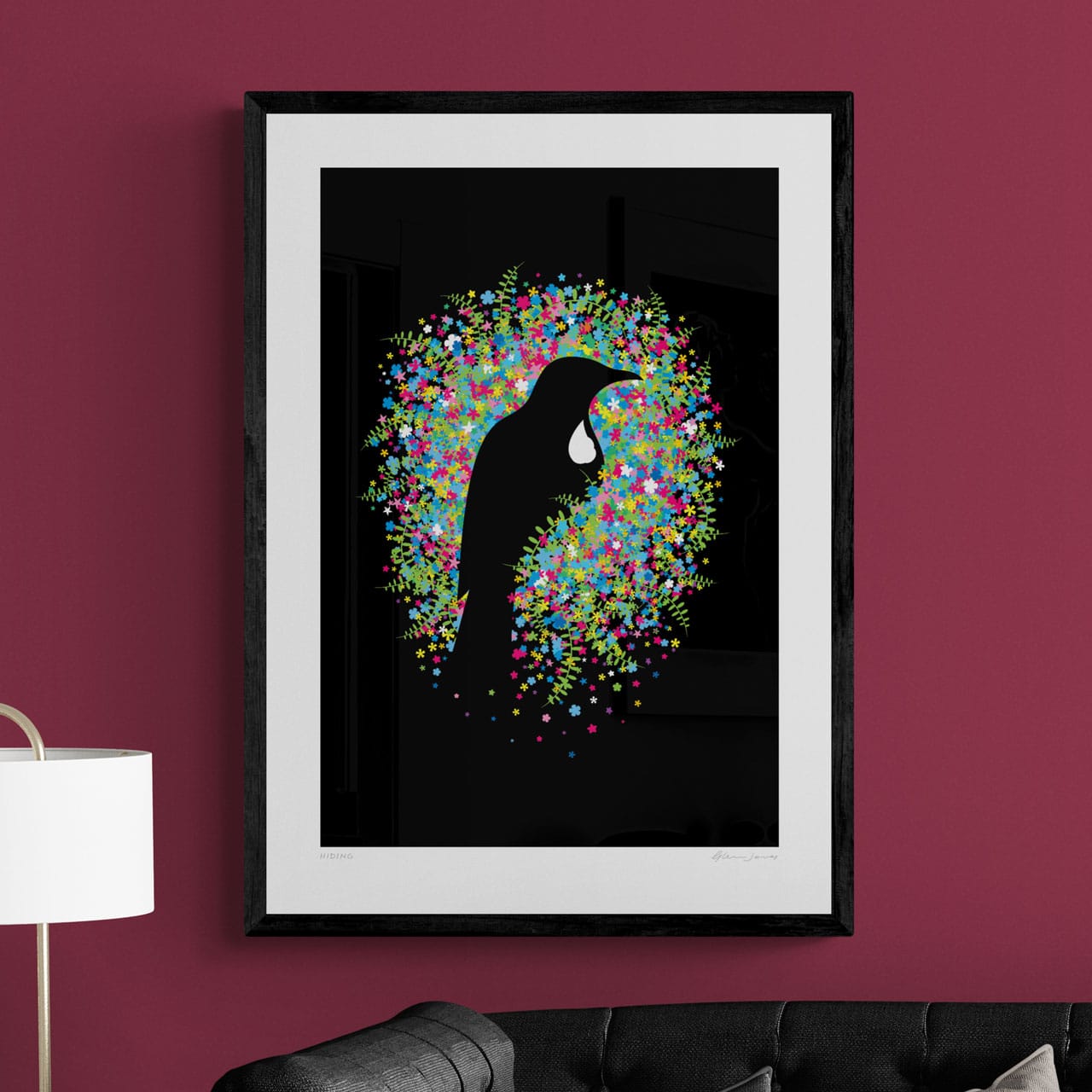 Glenn Jones Art Hiding Art Print Art Print