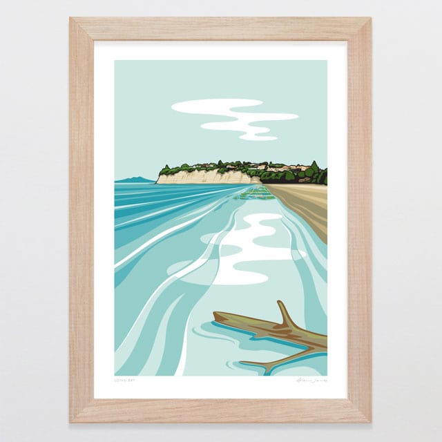 Glenn Jones Art Long Bay Art Print Art Print