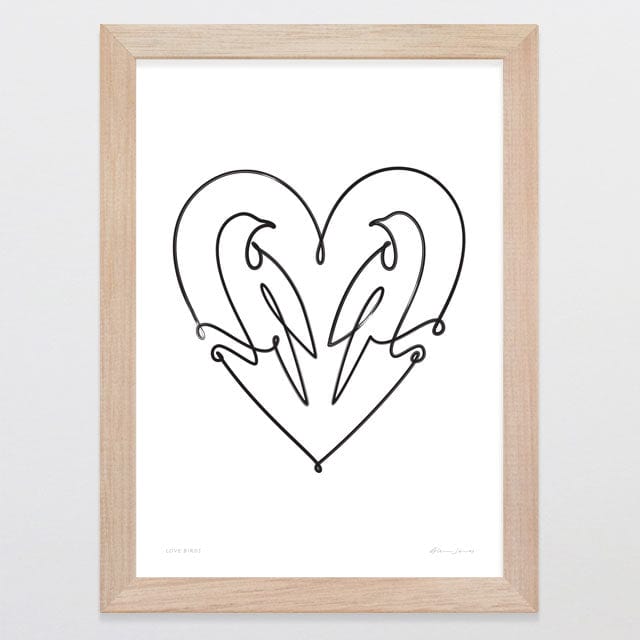 Glenn Jones Art Love Birds Art Print Art Print