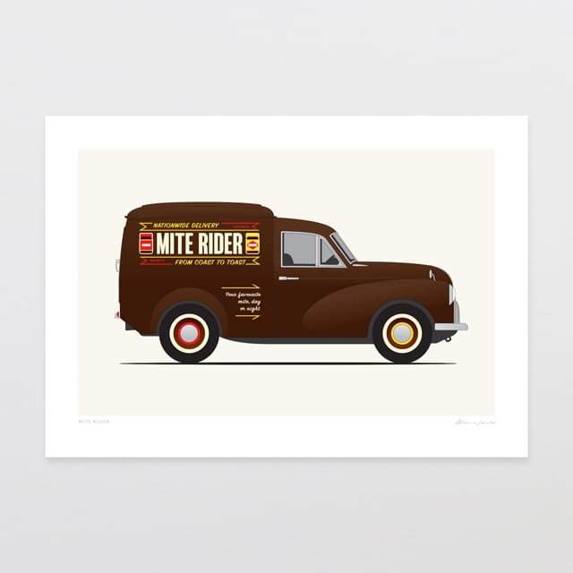 Glenn Jones Art Mite Rider Art Print Art Print