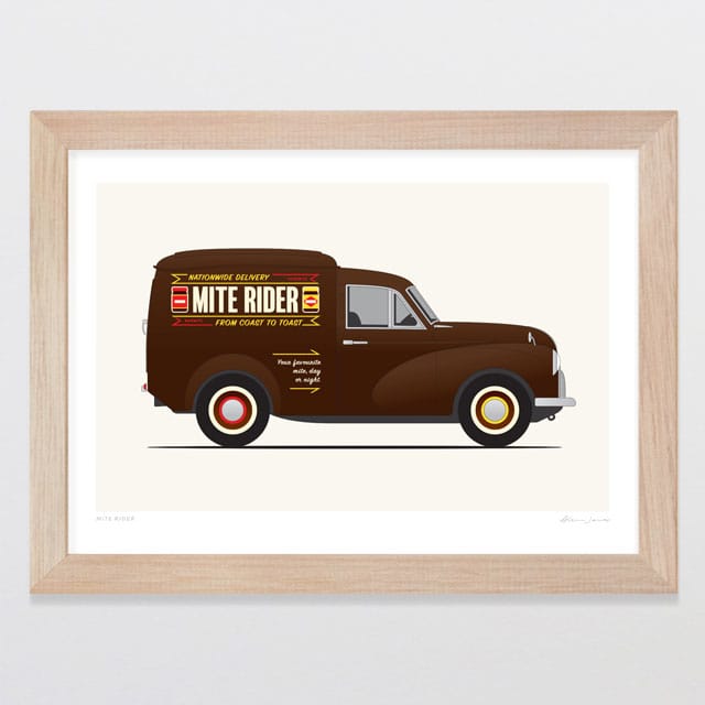 Glenn Jones Art Mite Rider Art Print Art Print