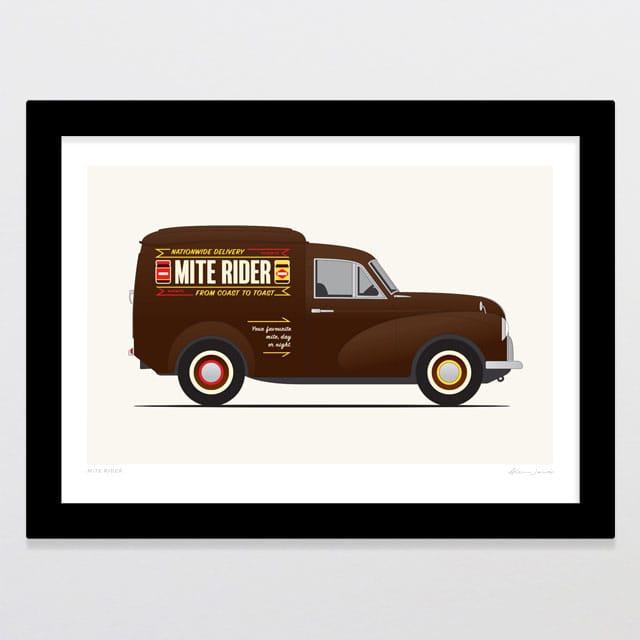 Glenn Jones Art Mite Rider Art Print Art Print