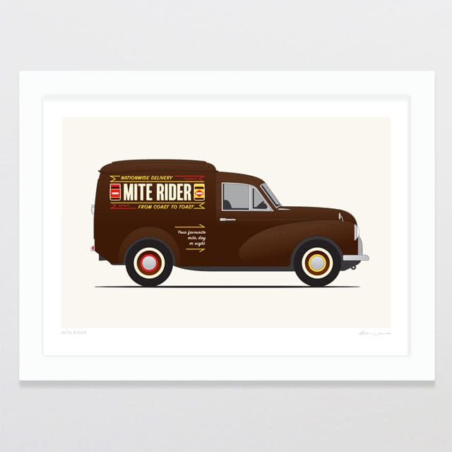 Glenn Jones Art Mite Rider Art Print Art Print