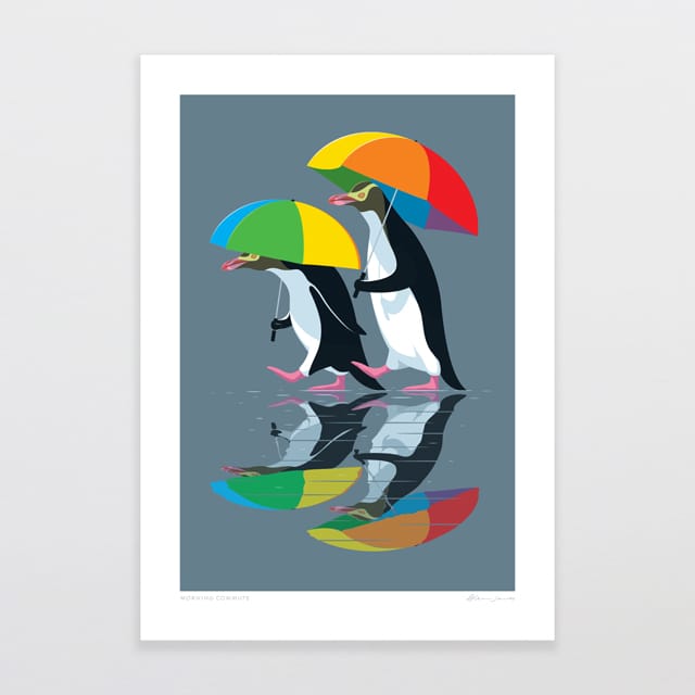 Glenn Jones Art Morning Commute Art Print Art Print