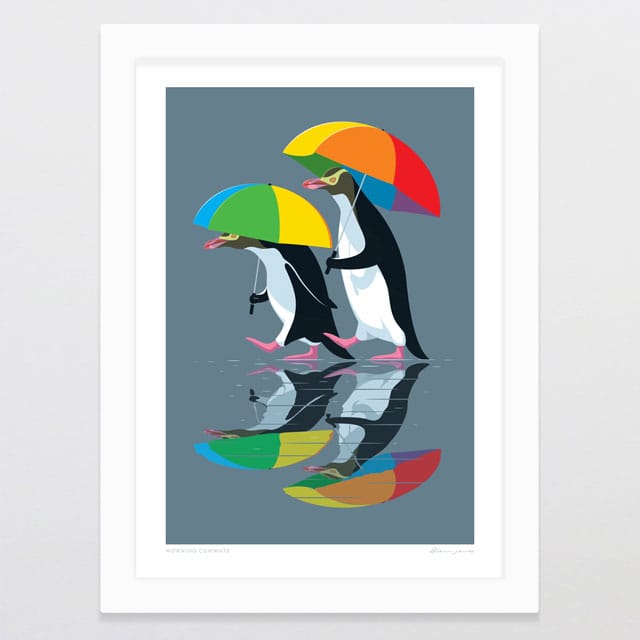 Glenn Jones Art Morning Commute Art Print Art Print