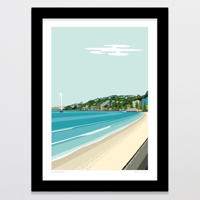Glenn Jones Art Oriental Bay Art Print Art Print