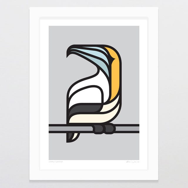 Glenn Jones Art Simply Gannet Art Print Art Print