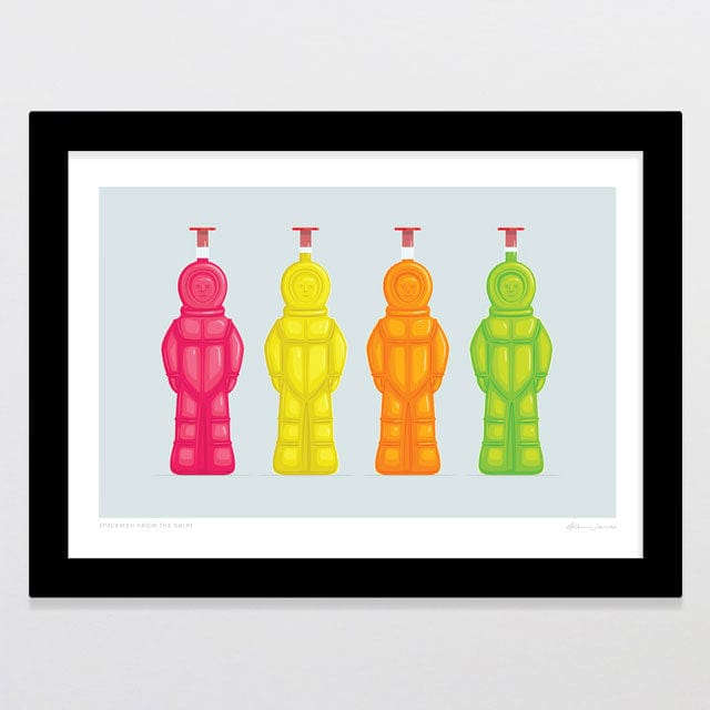 Glenn Jones Art Spacemen From The Dairy Art Print Art Print