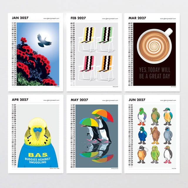 Glenn Jones Art 2027 Calendar Calendar