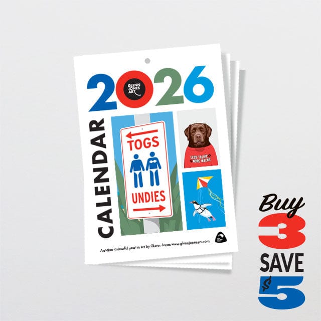 Glenn Jones Art 2026 Calendar Calendar Buy 3 save $5