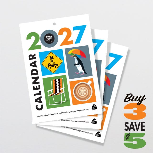 Glenn Jones Art 2027 Calendar Calendar Buy 3 Save $5