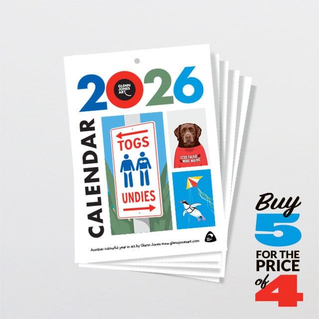 Glenn Jones Art 2026 Calendar Calendar Buy 5 for price of 4