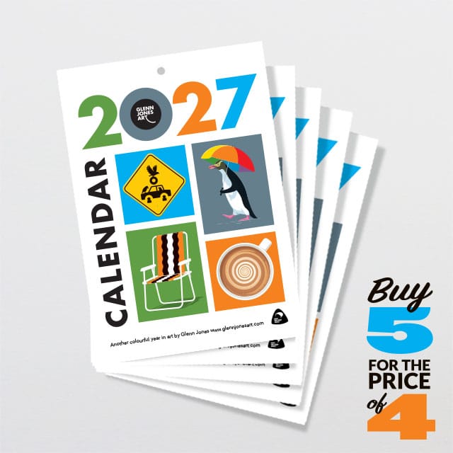 Glenn Jones Art 2027 Calendar Calendar Buy 5 for price of 4