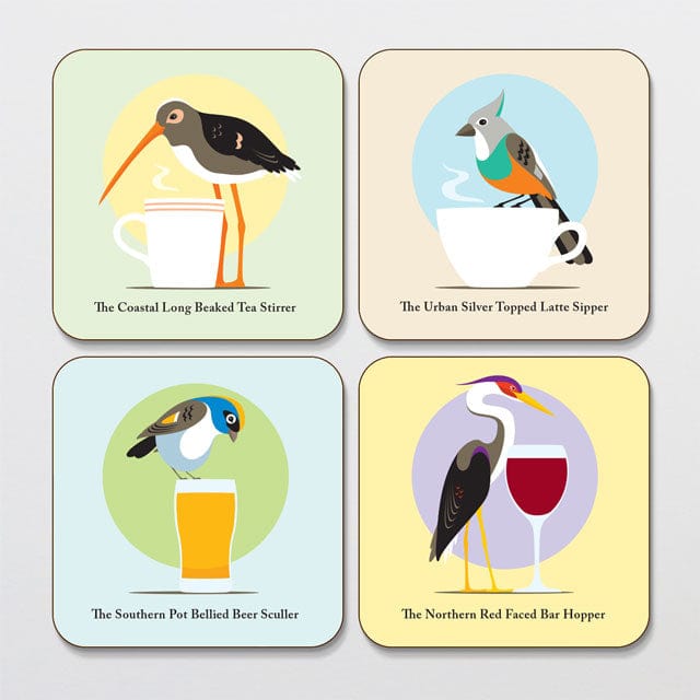 Glenn Jones Art Modern Natives Coaster Set coaster