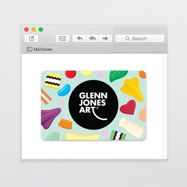 Glenn Jones Art Email Gift Cards Gift Card
